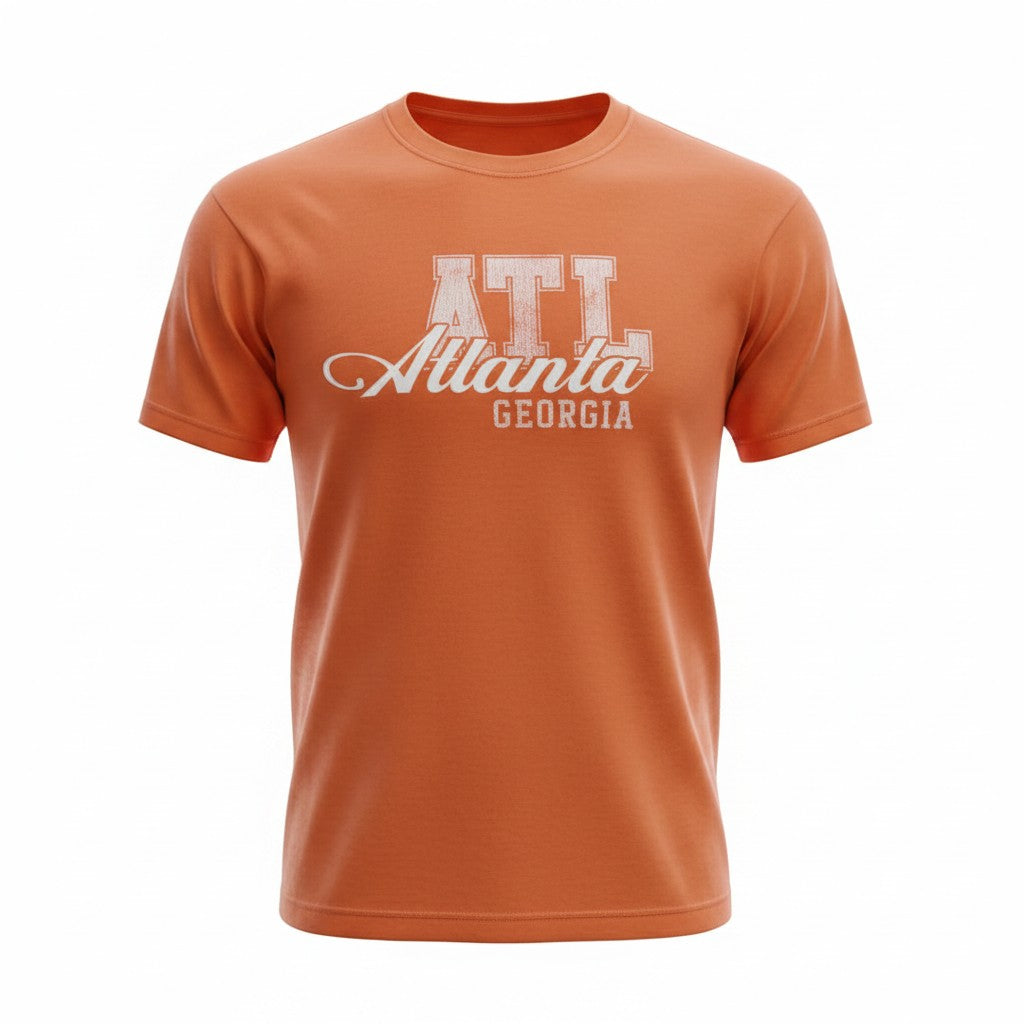 Orange t-shirt with &