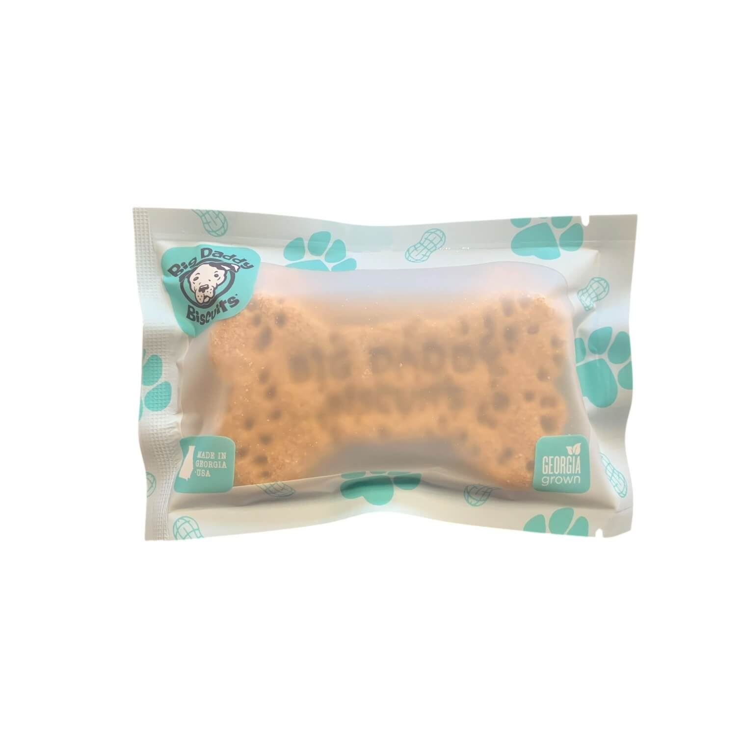 Big Daddy packaged dog treats with a visible brand logo on a white background