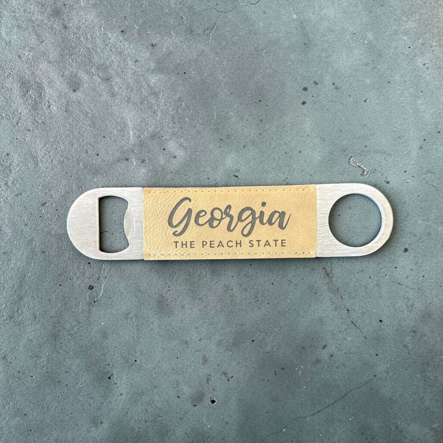 Bottle opener with &