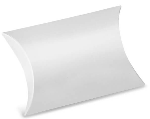 White pillow on a white background