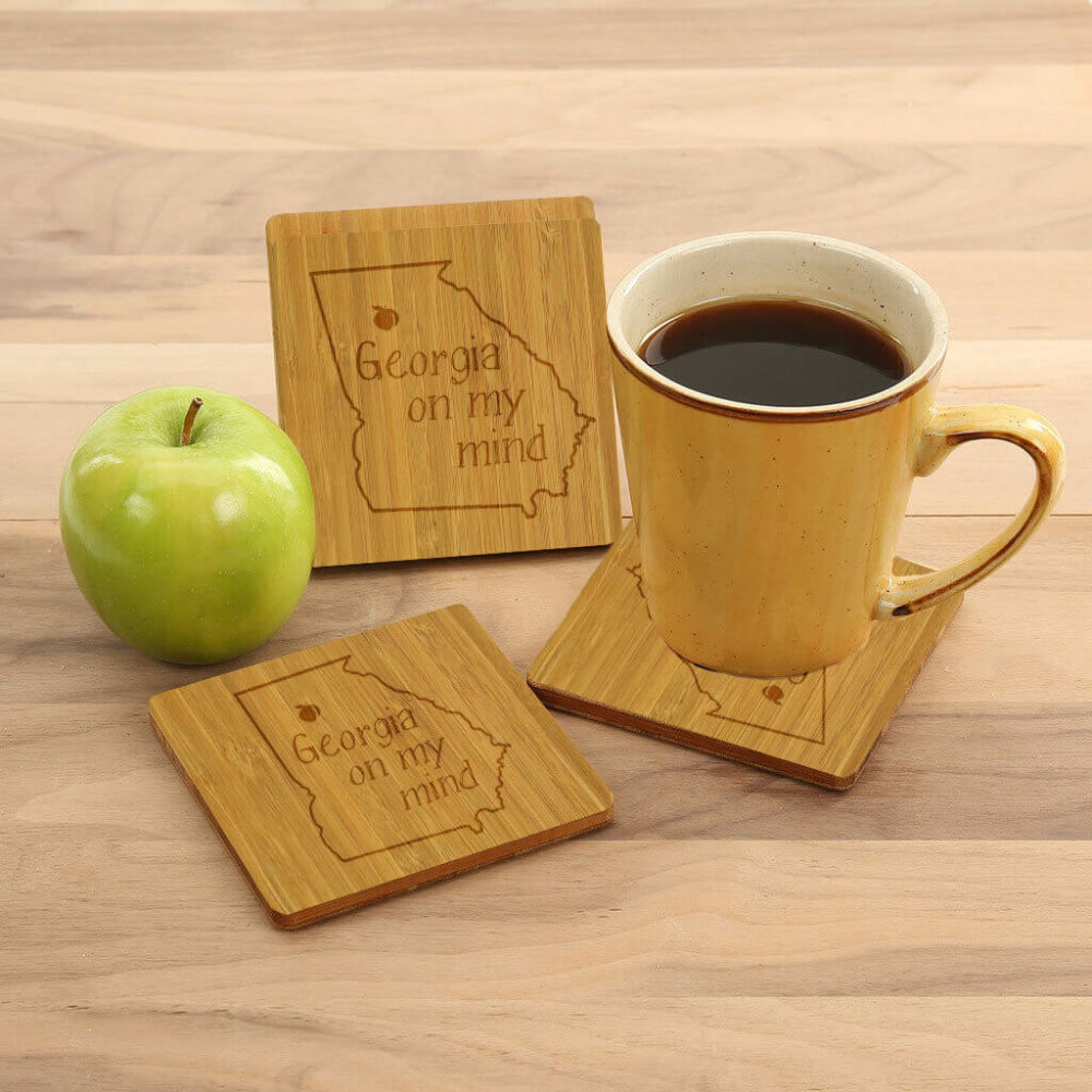 Wooden Georgia On My Mind Coaster