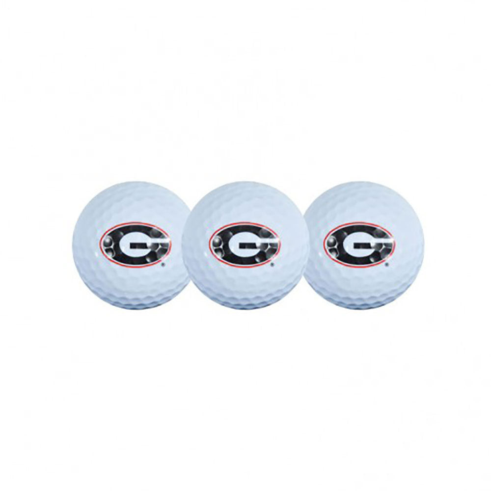 Georgia Bulldogs Big G golf balls pack of 3