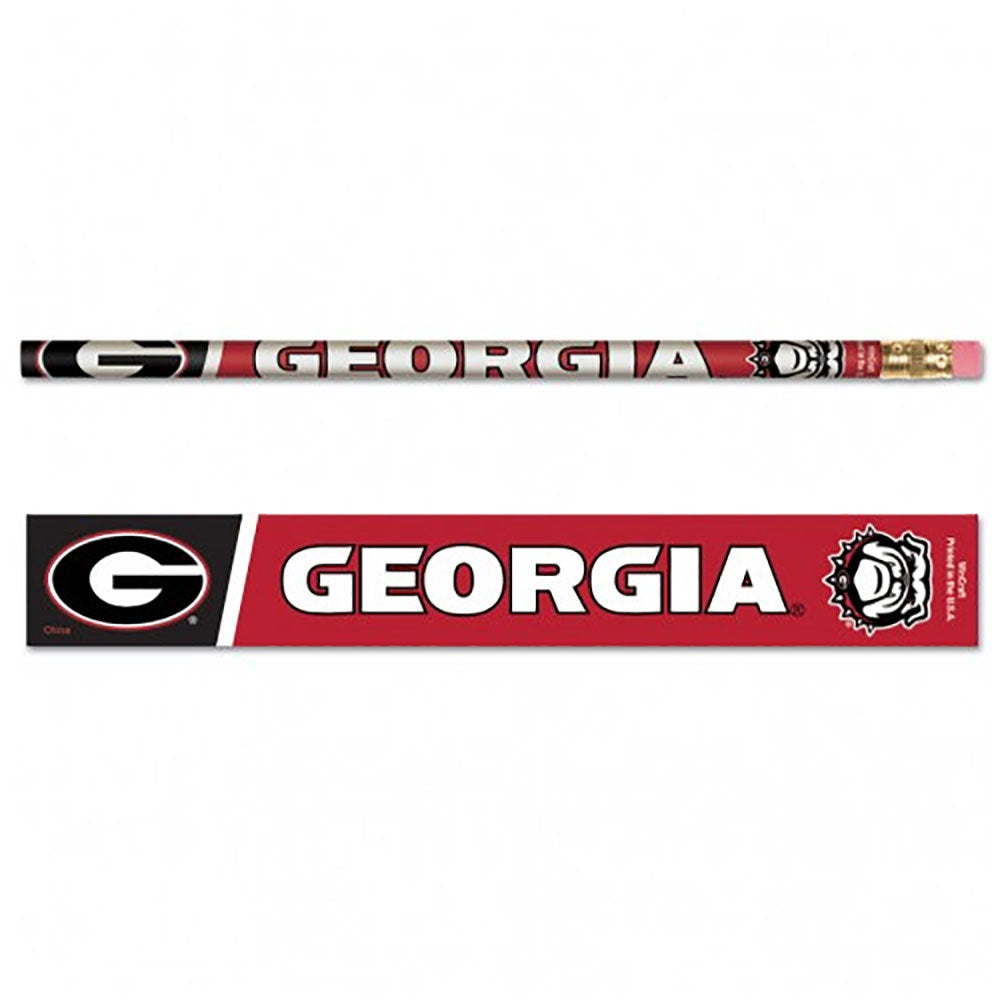 6 pack of Georgia Bulldogs pencils