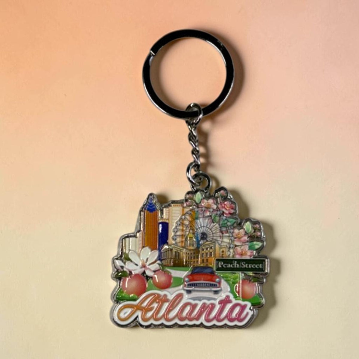 Atlanta Collage Key Chain