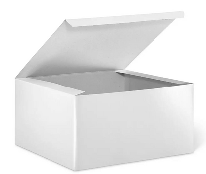 White open box on a white background