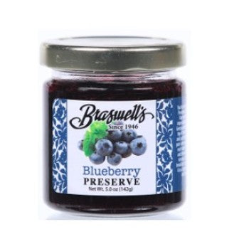 A glass jar of Braswell&