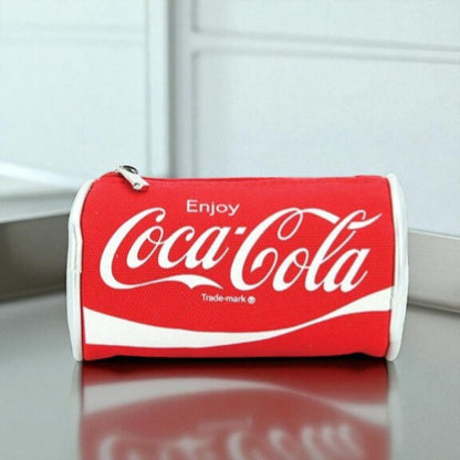Red coin purse mimics a classic can of Coca Cola