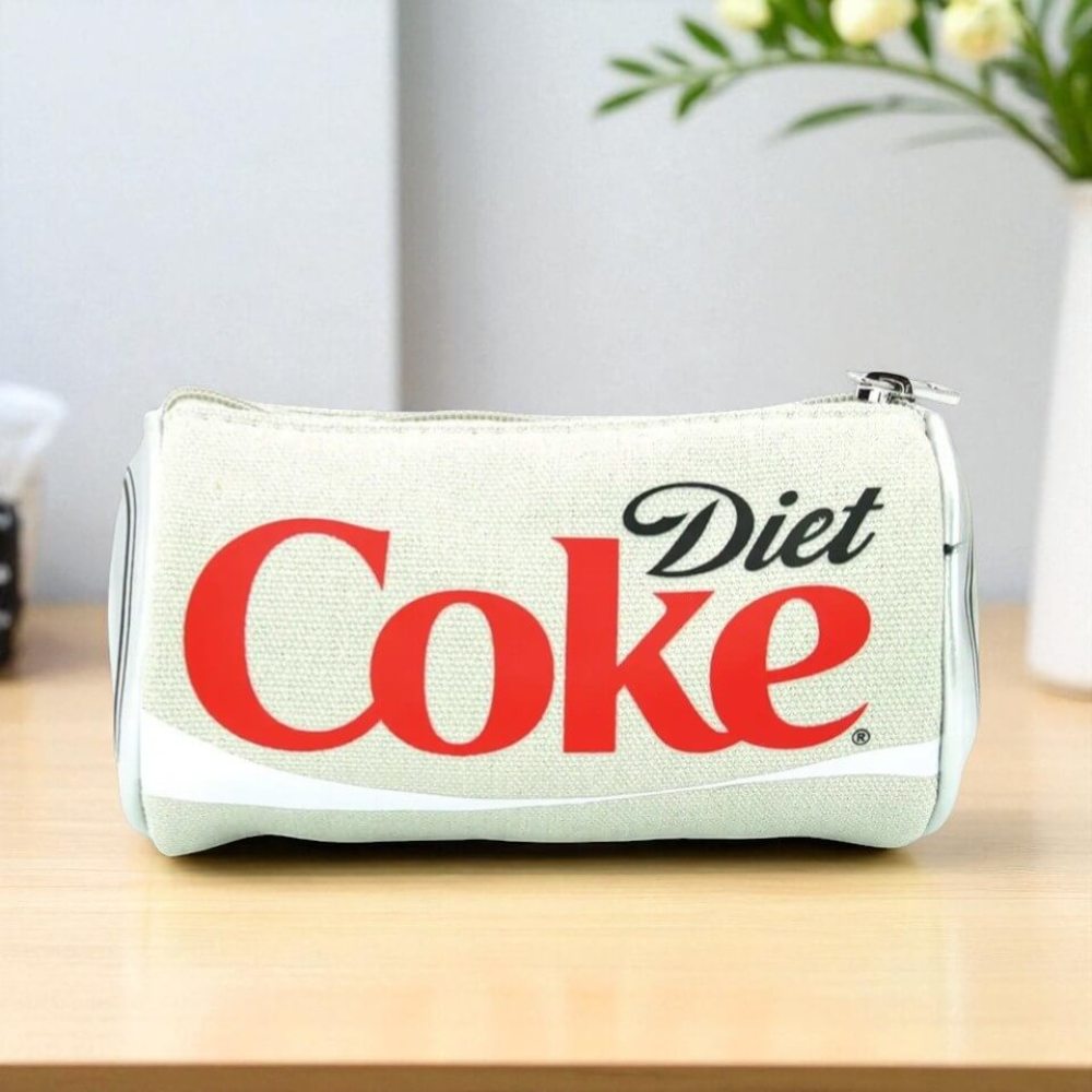 Coin purse is a replica of a can of Diet Coke