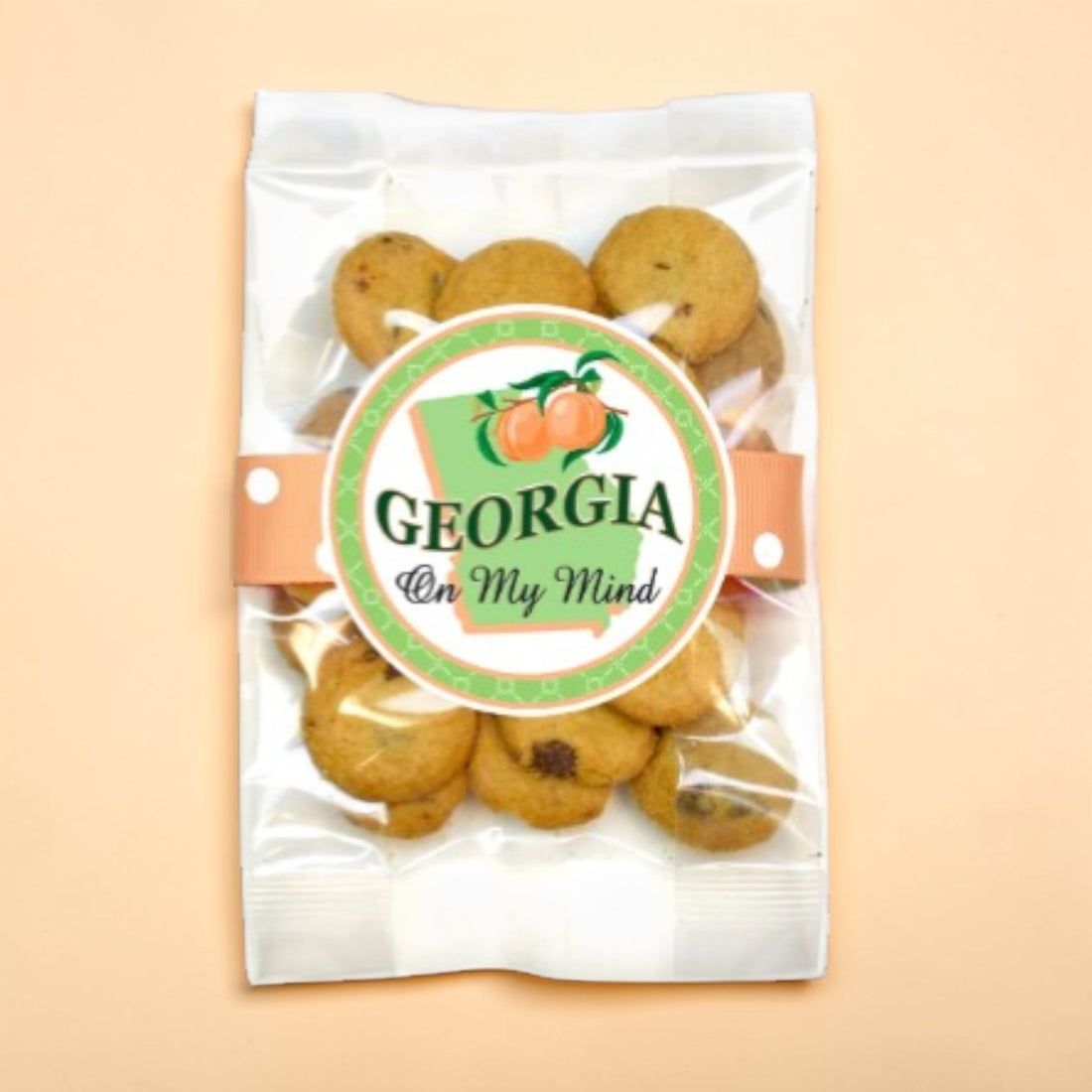 Bag of cookies with a &