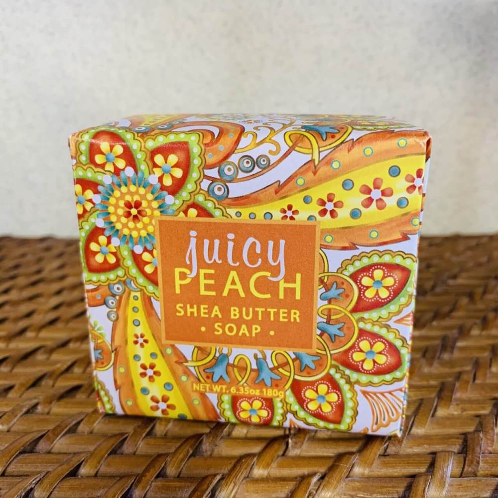 Juicy Peach shea butter bar soap