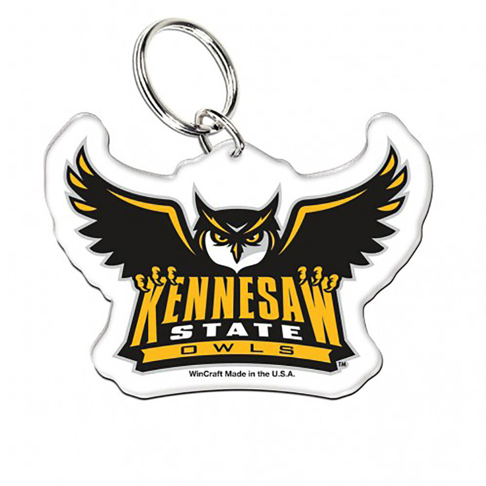 Kennesaw State keychain with mascot 