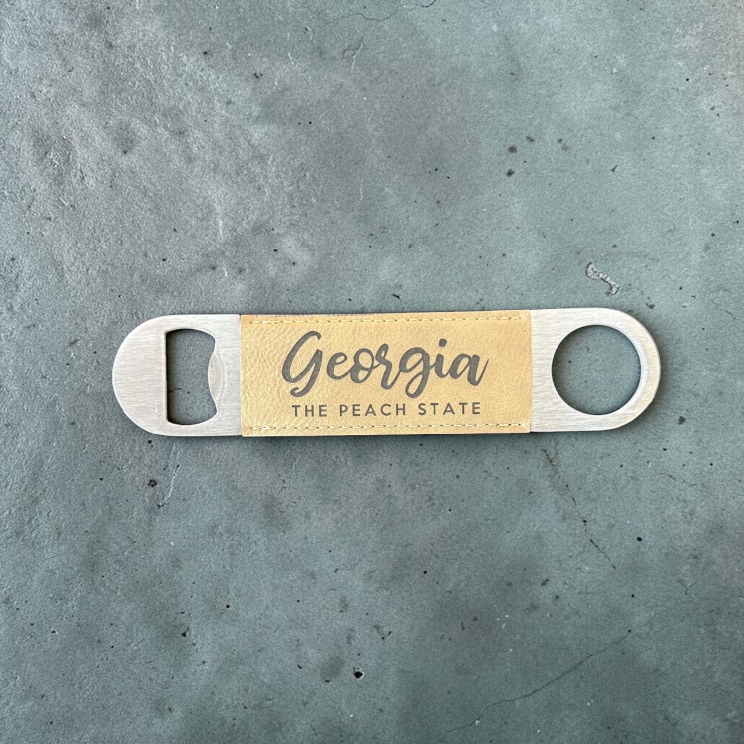 Bottle opener with &