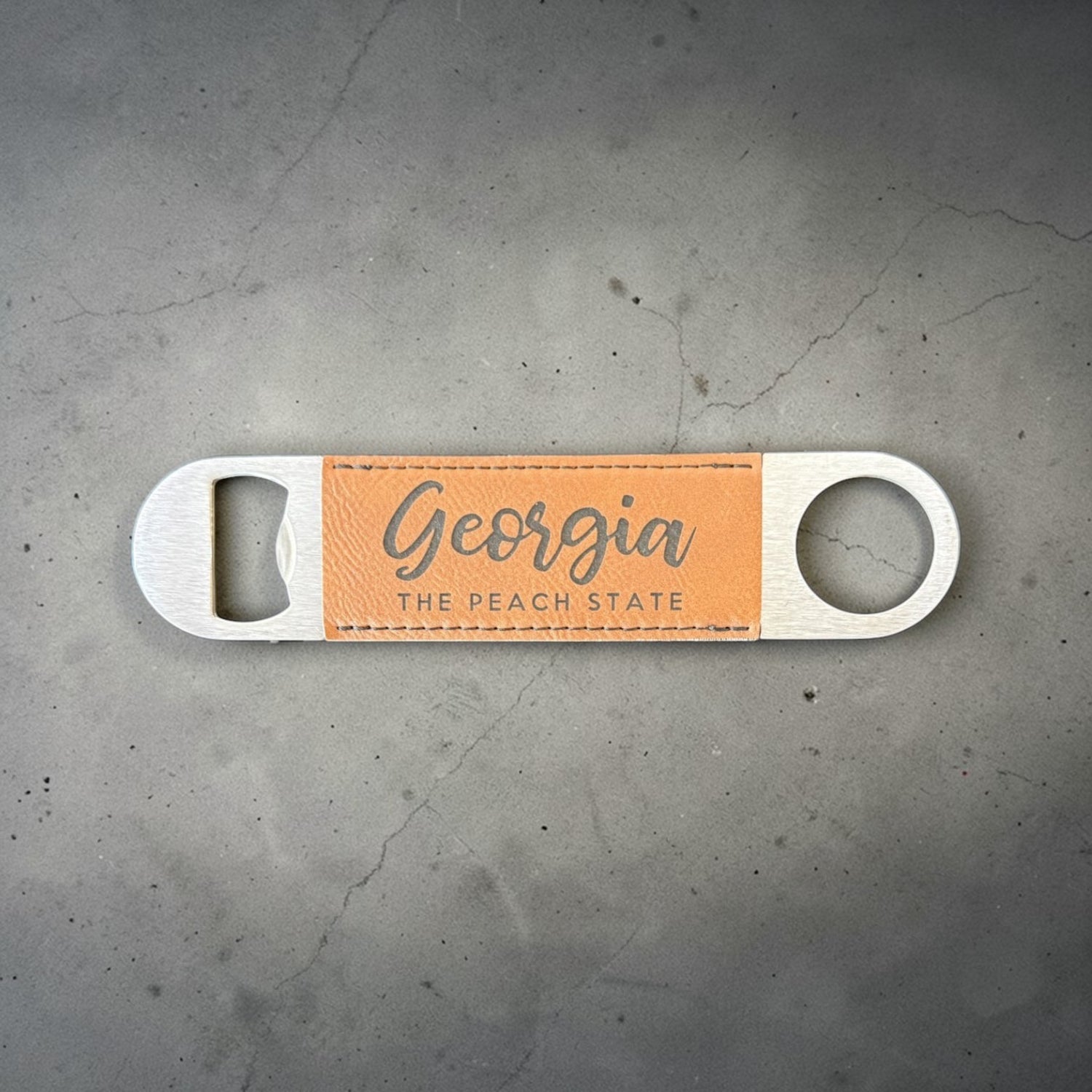 Bottle opener with &