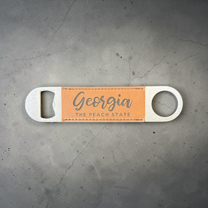 Bottle opener with &