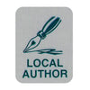 Graphic with a pen and 'Local Author' text on a gray background