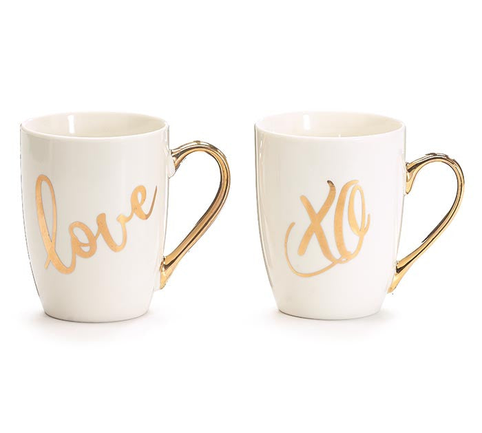 Love XO Ceramic Mugs