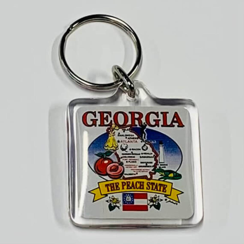 Georgia State Map Magnet with map of Georgia&