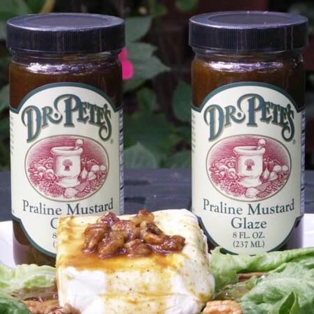 8 ounce glass jar of Dr. Pete&