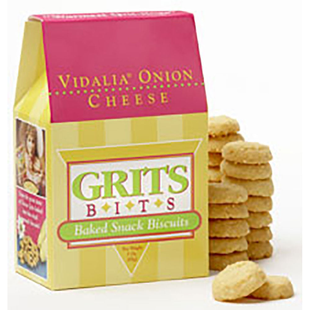 3 ounce container of grits bits Vidalia onion cheese biscuits