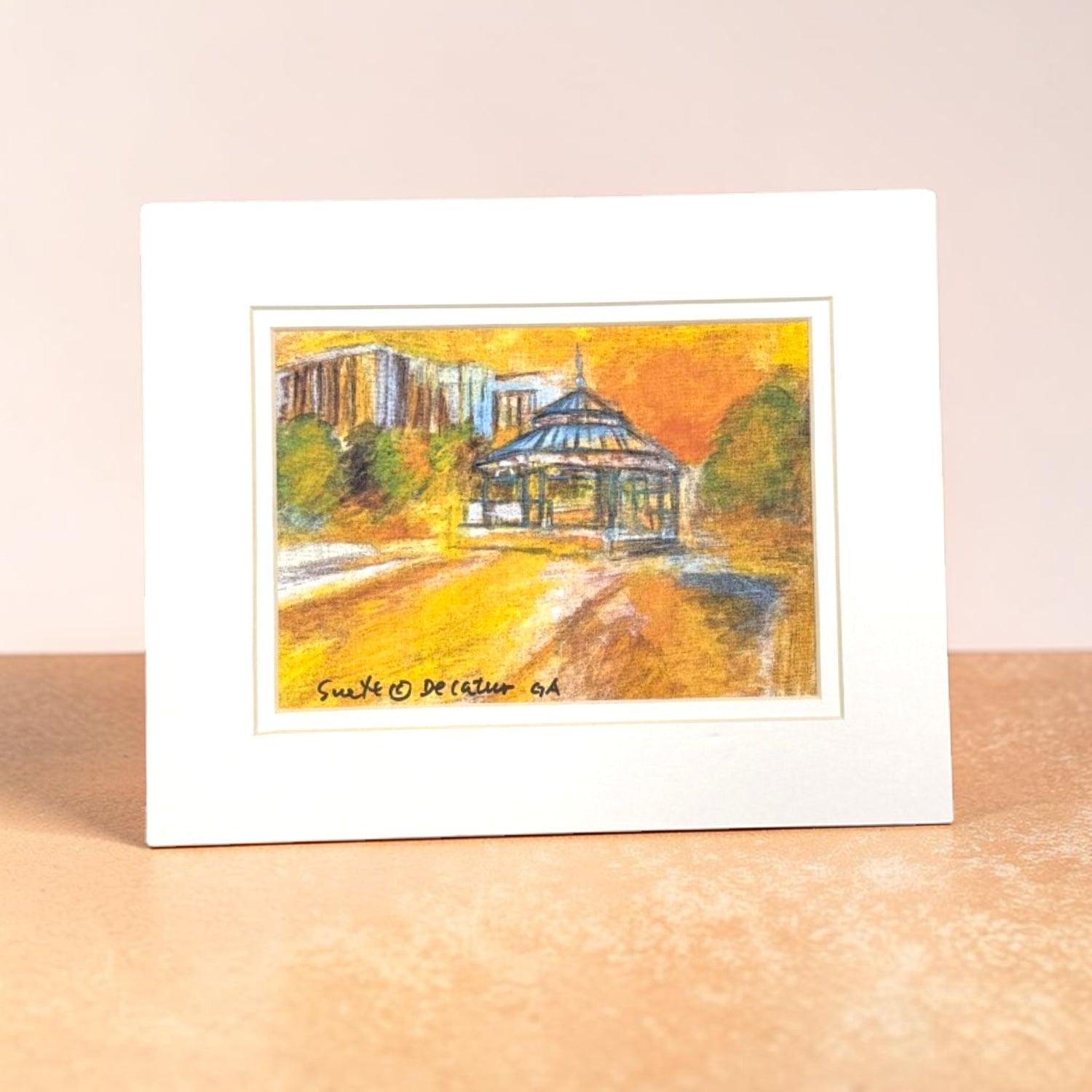 Decatur Gazebo Print by Sue Ye