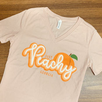 Just Peachy Georgia Shirt, Atlanta T-Shirts: Georgia Gifts & More
